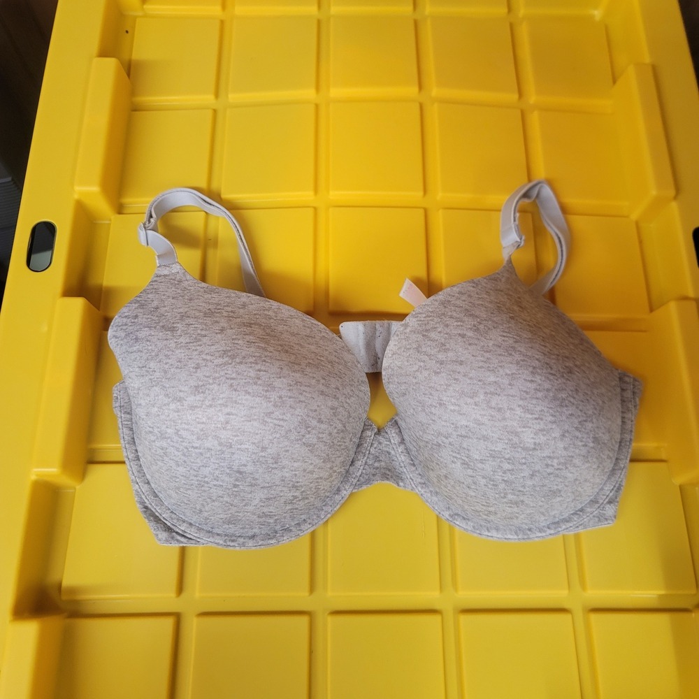Victoria's Secret‎ PINK Wear Everywhere T-Shirt Bra Heather Gray 36DD V2-274